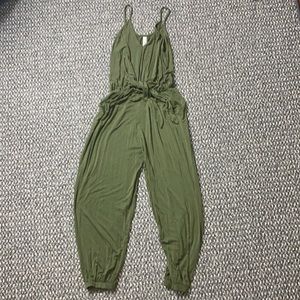 Olive green romper